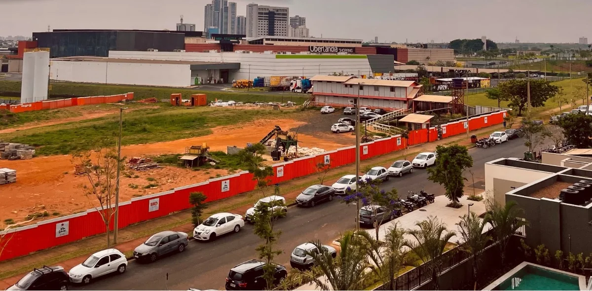 Vista para o Uberlândia Shopping