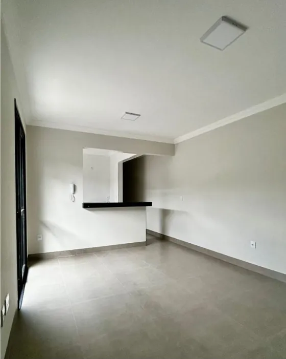 Sala integrada à cozinha