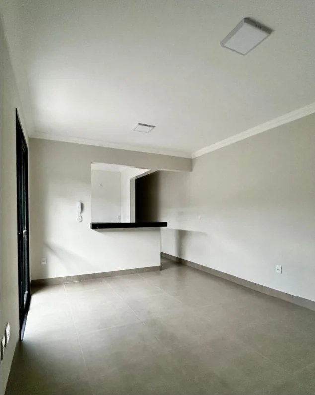 Sala integrada à cozinha