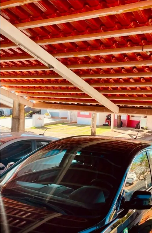 Garagem coberta